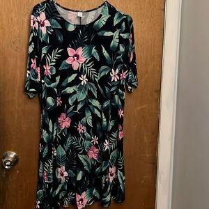 Floral Tshirt Dress